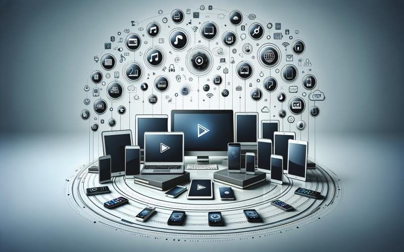 Digital privacy and data protection concept with a tablet and padlock.