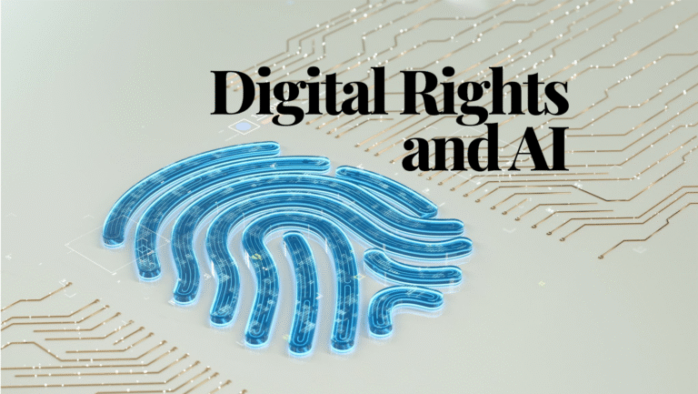 Digital privacy and data protection concept with a tablet and padlock.