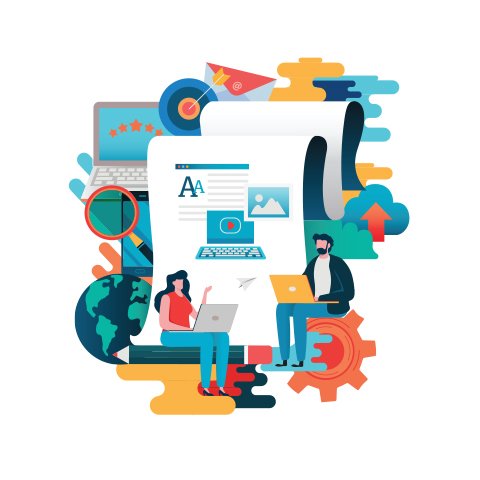 Infographic illustrating the complete media content lifecycle from creation to consumption
