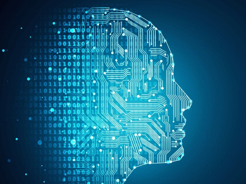 A clear flowchart showing the machine learning process: Data Input -> Model Training -> Pattern Recognition -> Prediction Output.