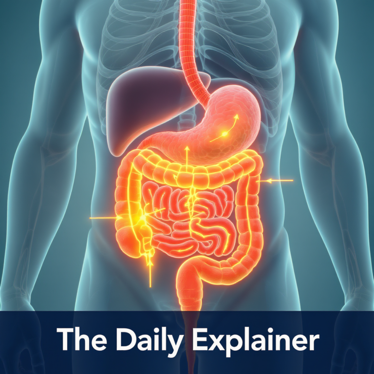 Diagram showing how the gut and brain communicate via the vagus nerve, immune system, and neurotransmitters like serotonin.