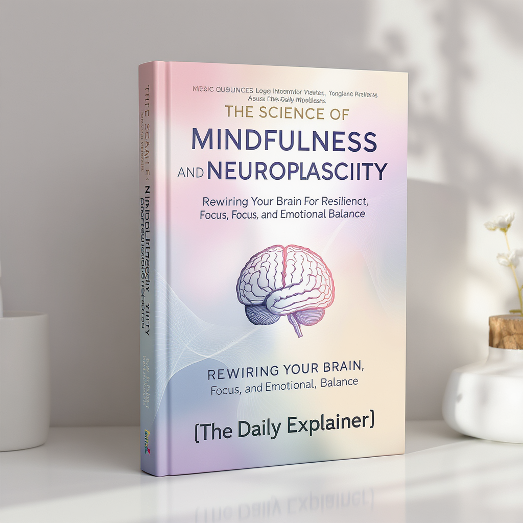 An illustrated brain diagram with color-coded highlights showing the hippocampus (green, growing), amygdala (red, shrinking), prefrontal cortex (blue, thickening), and default mode network (yellow, fading).