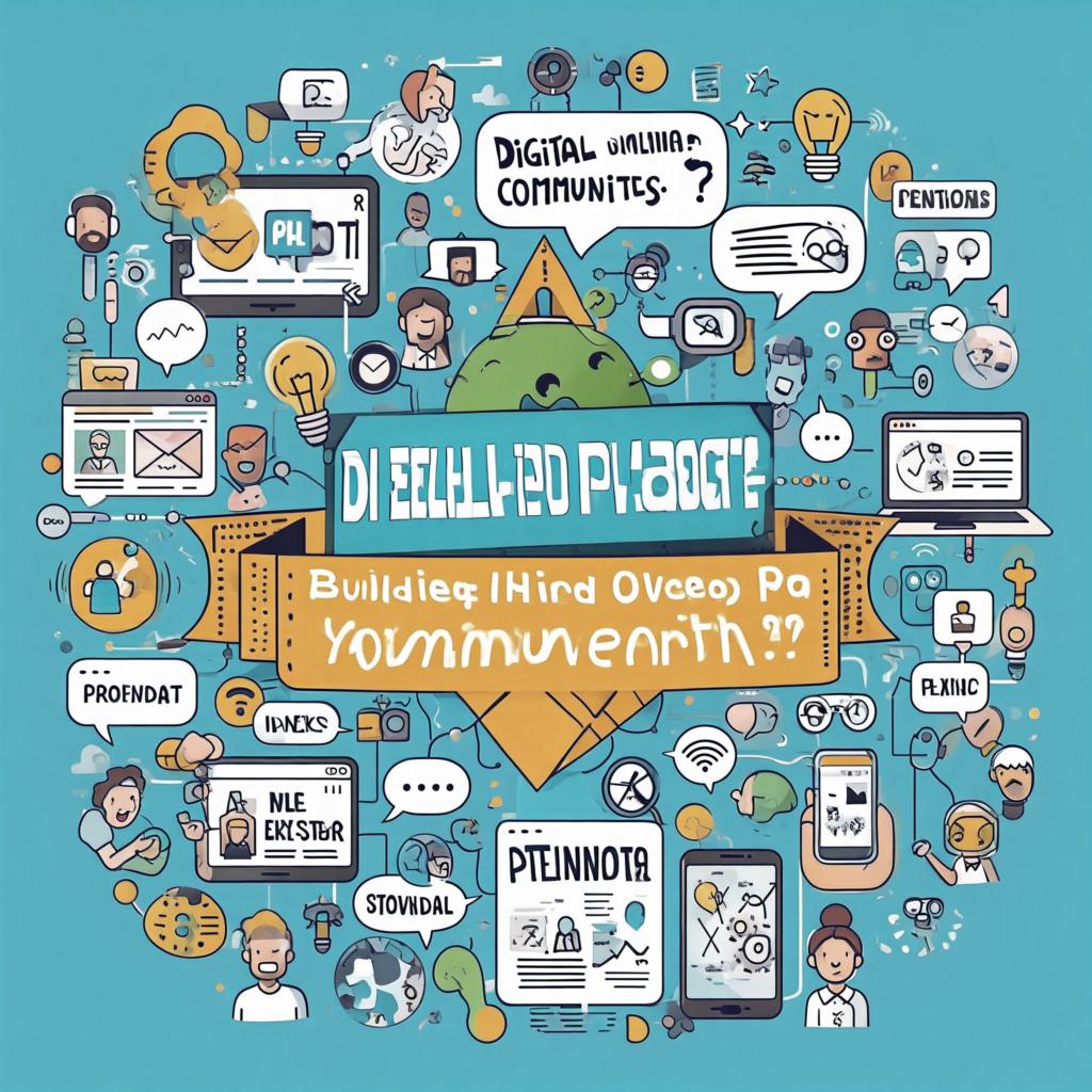 Infographic diagram showing the core components of a healthy online community: Clear Purpose, Strong Code of Conduct, Psychological Safety, Engaged Moderation, Member Rituals, and Sustainable Growth, all interconnected.
