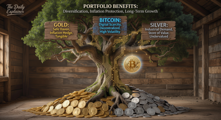 How Macro Regimes Affect Gold, Silver, and Bitcoin - Decision Tree