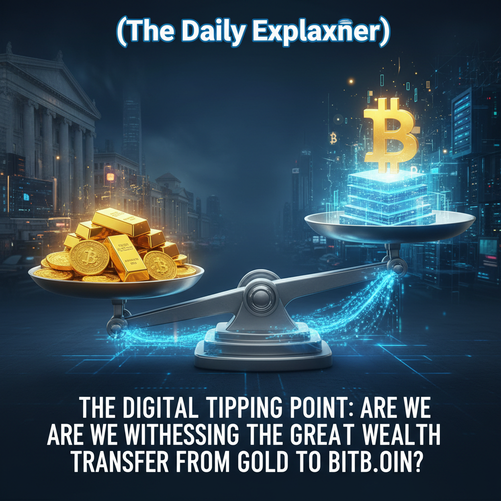 A clustered bar chart showing the percentage of investors in each generation (Boomer, Gen X, Millennial, Gen Z) who prefer gold versus Bitcoin for long-term wealth storage.