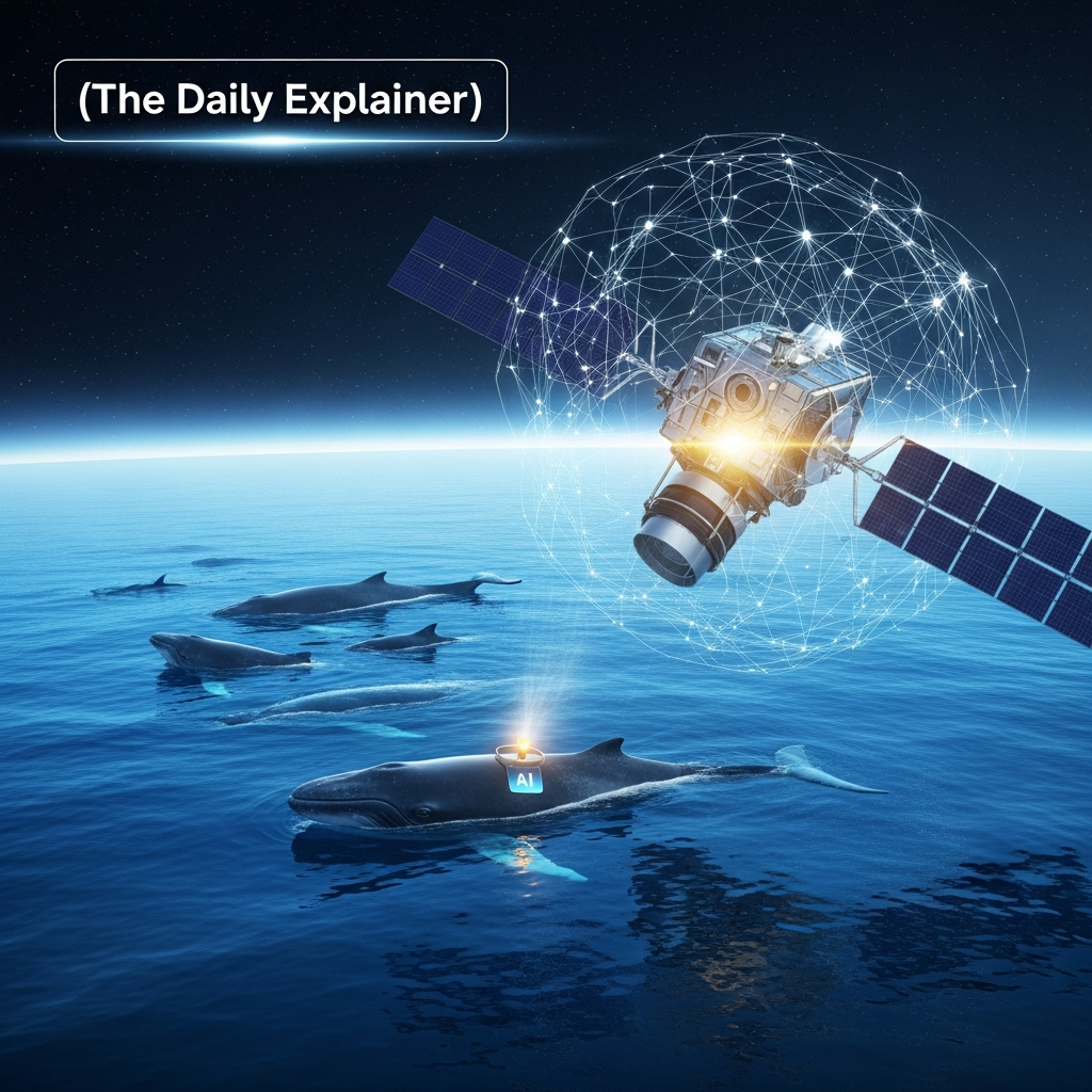Comprehensive flowchart illustrating the nine-stage GAIA satellite whale detection workflow from strategic tasking and image acquisition through preprocessing, candidate generation, expert annotation, machine learning training, model validation, operational deployment, and continuous feedback improvement.