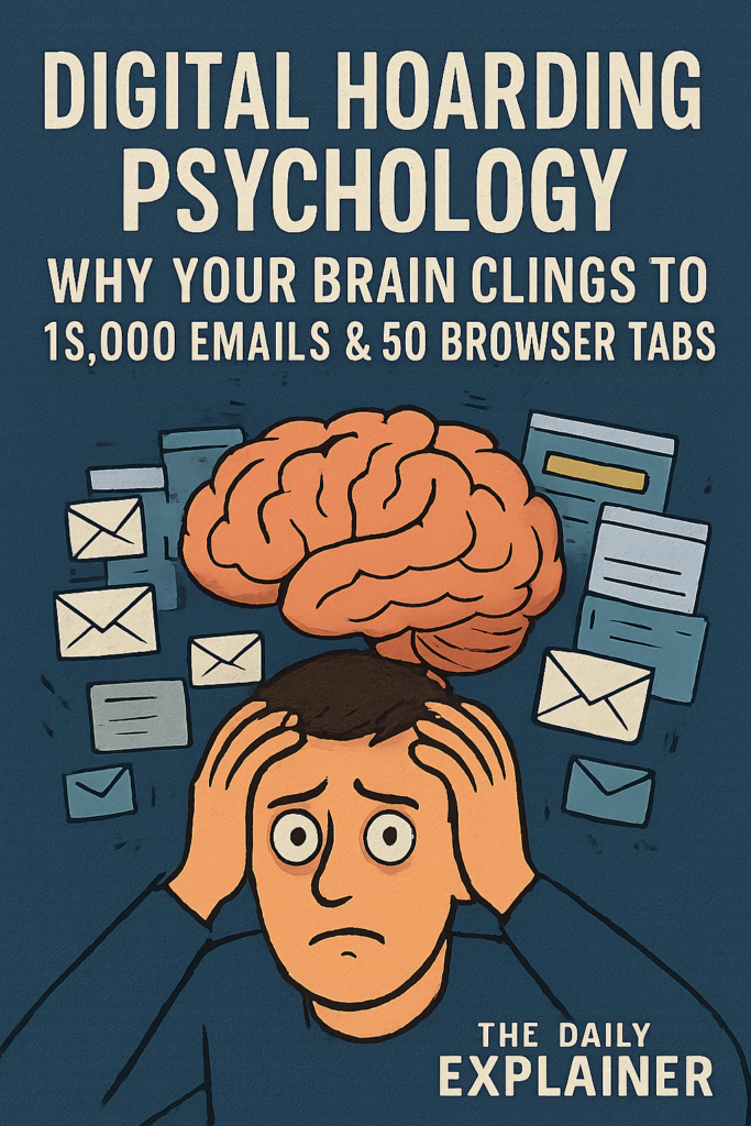 Colored brain diagram showing insula (red), anterior cingulate cortex (yellow), prefrontal cortex (blue), and amygdala (orange) activation during digital deletion attempts