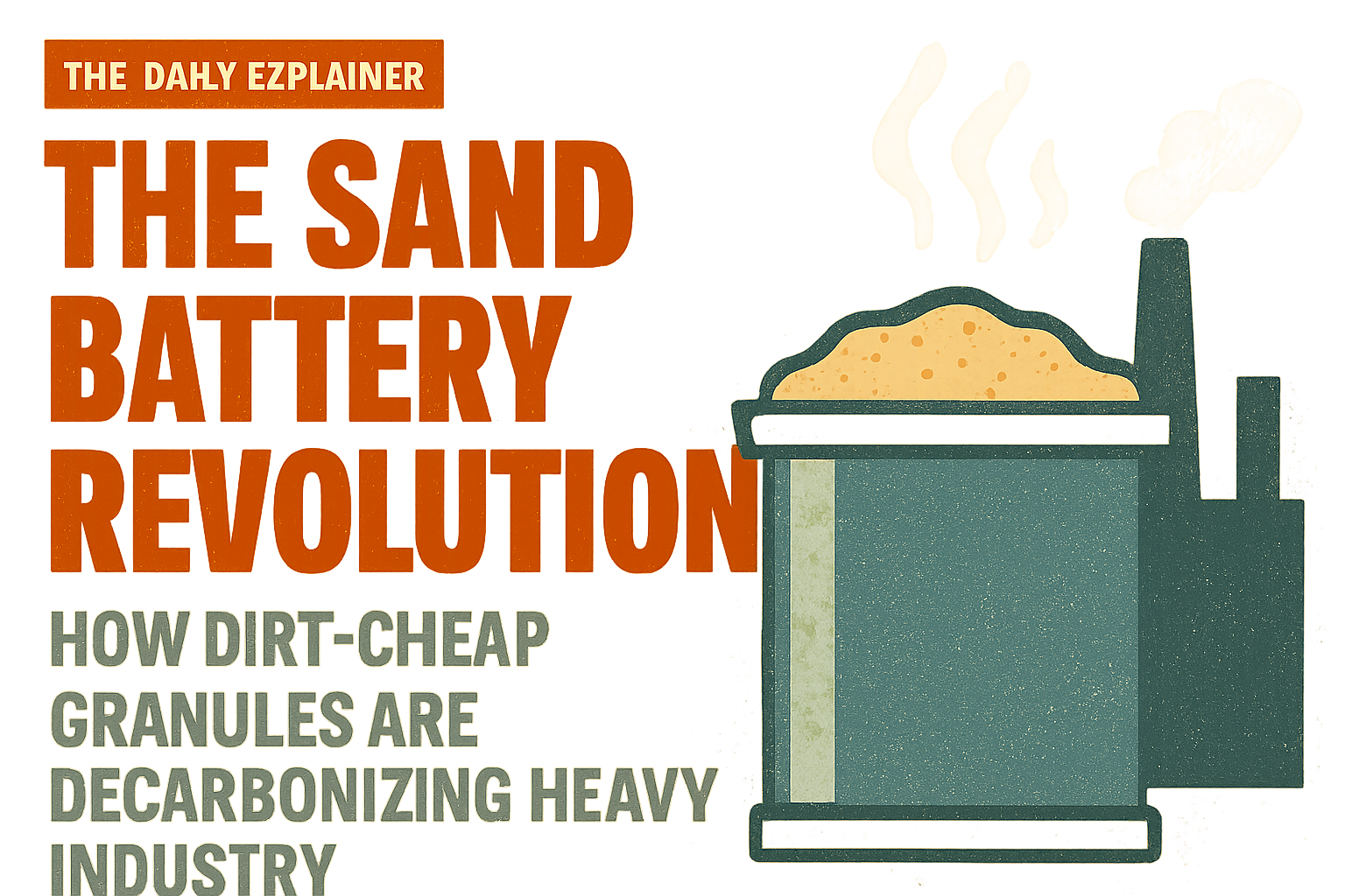 Sand Battery Process Sand Battery Guide 2026: The $2.3 Trillion Shift to Thermal Storage